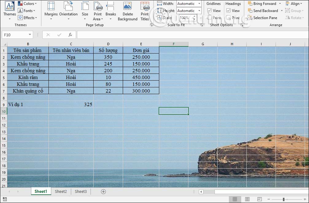 Hướng dẫn chèn một hình ảnh vào bảng tính Excel - Ảnh minh hoạ 5