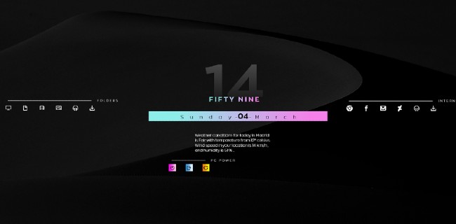 Giao diện Windows 10 với theme Decision