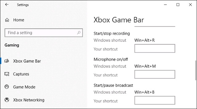 Hướng dẫn quay phim, chụp ảnh màn hình game trong Windows 10
