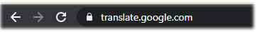 Truy cập translate.google.com