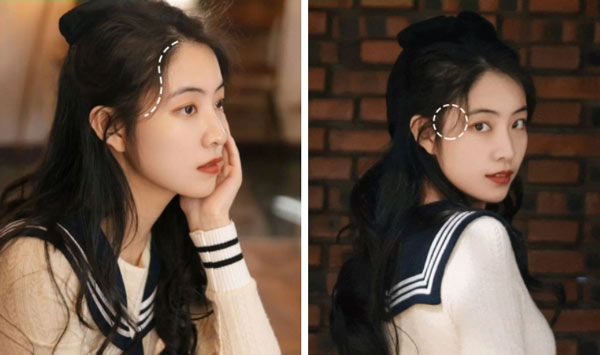 Tóc mái tự nhiên