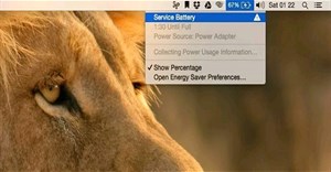 Cách khắc phục cảnh báo pin Service Battery trên máy Mac: kiểm tra chu kỳ sạc, hiệu chỉnh pin máy Mac