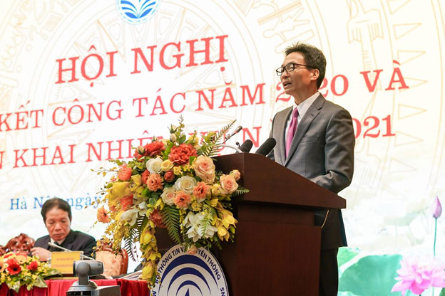 Thủ tưởng Phó Đức Đam phát biểu