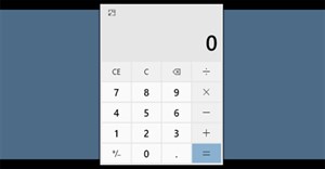 Cách ghim máy tính Calculator trên màn hình Windows 10 để luôn nổi trên ứng dụng khác