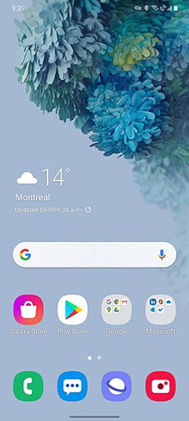 Giao diện người dùng One UI trên điện thoại