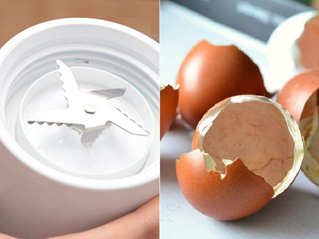 Vỏ trứng sẽ khiến lưỡi dao của máy xay sinh tố sắc bén hơn