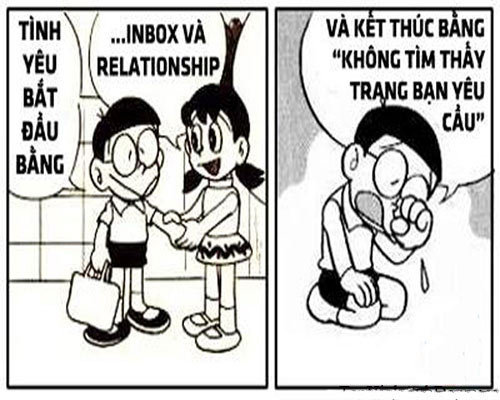 Ảnh chế về tình yêu chất
