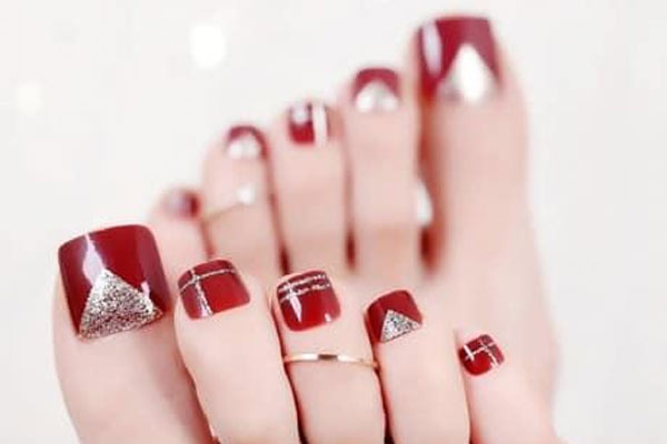 Mẫu nail chân đẹp 2