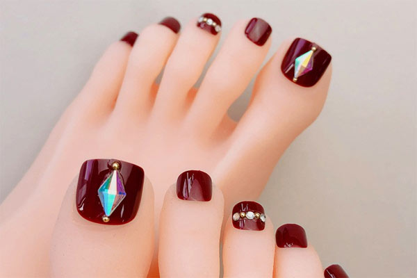 Mẫu nail chân đẹp 4