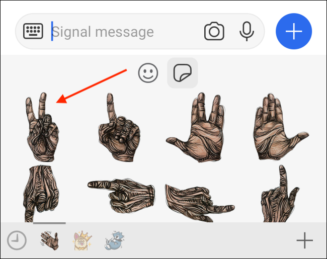 Sử dụng nhãn dán