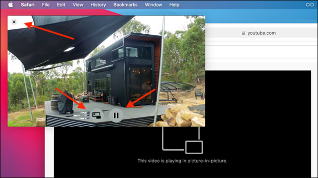 Bạn đã ở trong chế độ Picture in Picture
