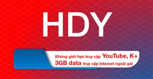 Cách đăng ký gói HDY MobiFone free xem YouTube