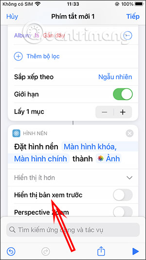 Tắt bản xem trước