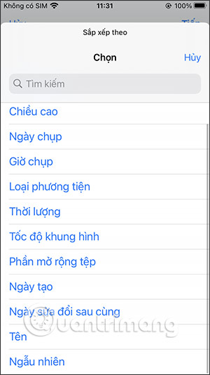 Album ảnh nền