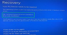 Cách sửa lỗi 0xc0000221 trên Windows 10, máy tính không thể khởi động do thiếu driver hệ thống