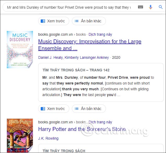 Tim sách bằng tiếng Anh 