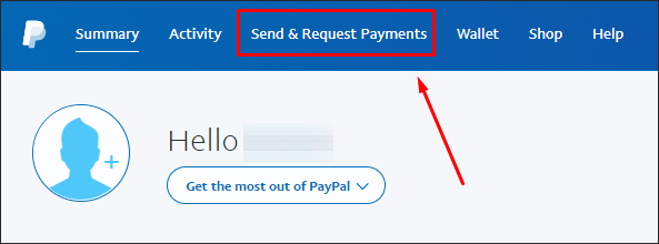 Gửi tiền qua PayPal