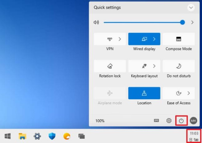 Cách tắt hoặc khởi động lại máy tính Windows 10X