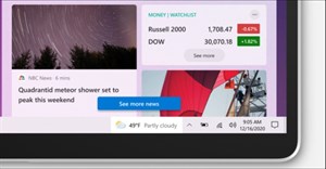 Cách tắt widget tin tức trong Taskbar trên Windows 10