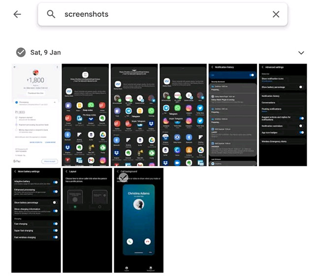 Xóa bớt ảnh chụp màn hình rác