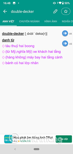 Tra từ điển Anh Việt