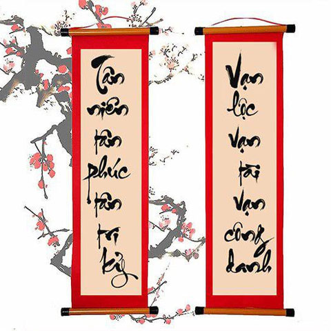 Câu đối thư pháp đẹp 6
