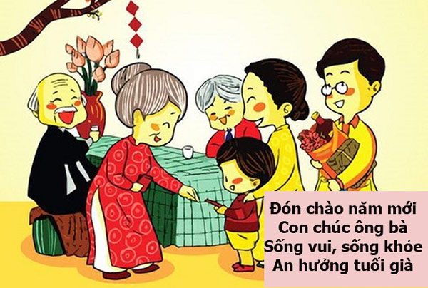 Thơ chúc Tết cho bé 