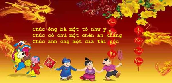 Thơ chúc Tết thầy cô cho bé 