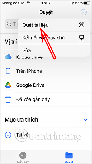 Quét tài liệu