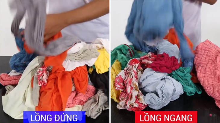 Máy giặt cửa trước đỡ xoắn rối quần áo hơn máy giặt cửa trên