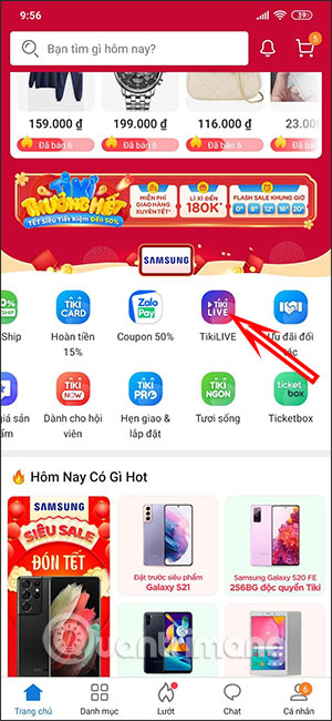 Xem live stream bốc thăm