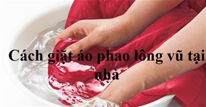 Cách giặt áo lông vũ tại nhà đơn giản không lo bị hỏng