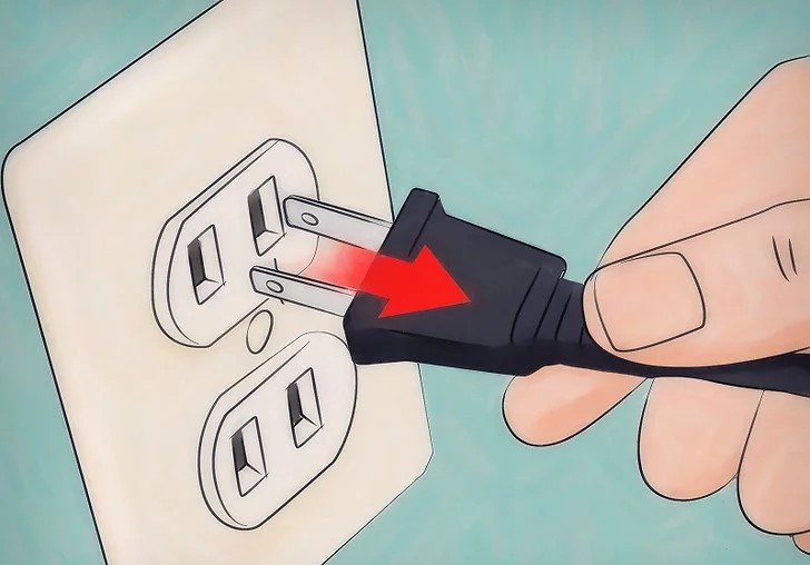 Rút phích cắm tủ lạnh