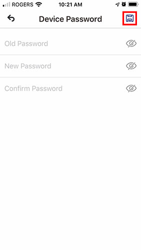 Bạn đã cập nhật thành công mật khẩu thiết bị
