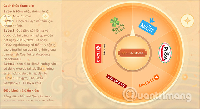 Vòng quay may mắn 