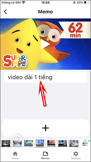 Ghi chú đã ghi