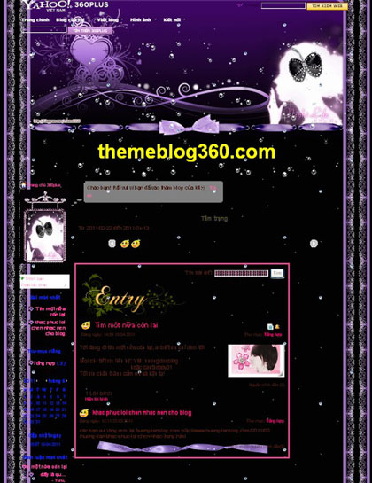 Blog360, nơi người dùng có thể thiết kế giao diện theo ý mình. Thời đó, Blog360 được coi là trang web riêng của mỗi người.