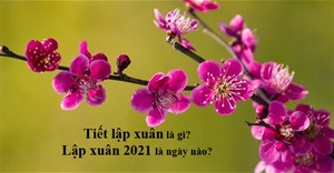 Lập xuân là gì? Lập xuân 2022 là ngày nào?