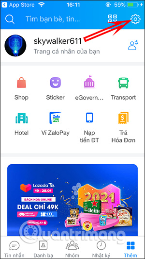 Cài đặt
