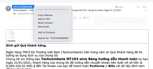 Mới nhìn qua thì không có gì đáng ngờ