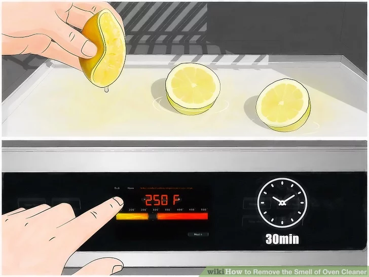 Khử mùi chất tẩy rửa trong lò vi sóng, lò nướng bằng chanh