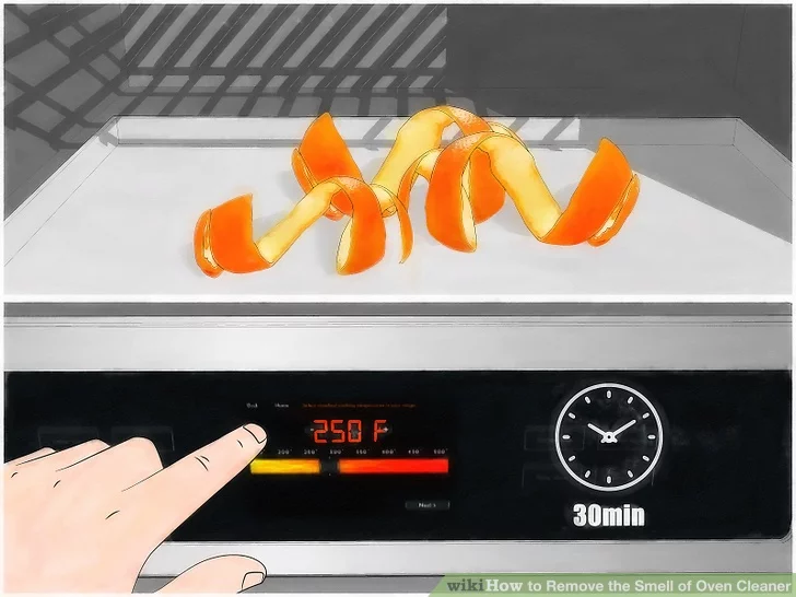 Khử mùi chất tẩy rửa trong lò vi sóng, lò nướng bằng vỏ cam