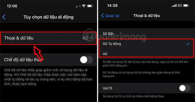 Cách bật 5G trên iPhone 12 Pro Max 1