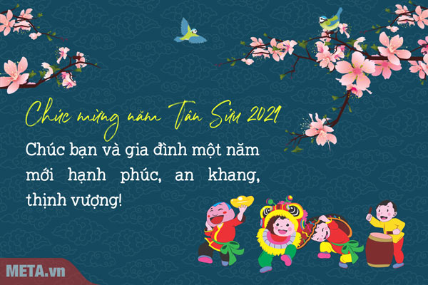 Thiệp chúc mừng năm mới 1