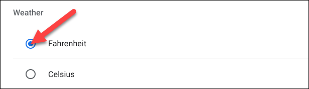 Chọn nhiệt độ