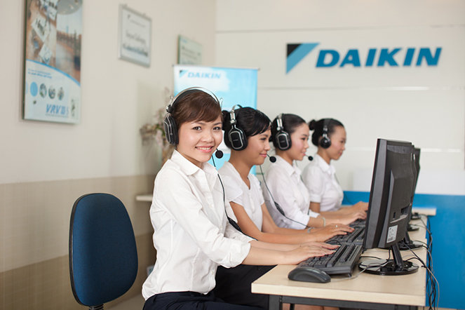 Hotline trung tâm bảo hành của Daikin 1800 6777