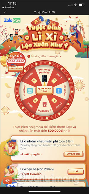 Vòng quay may mắn