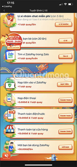Nhiệm vụ thực hiện