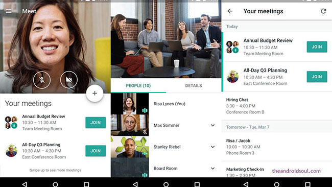 Google Meet là một dịch vụ họp trực tuyến của Google