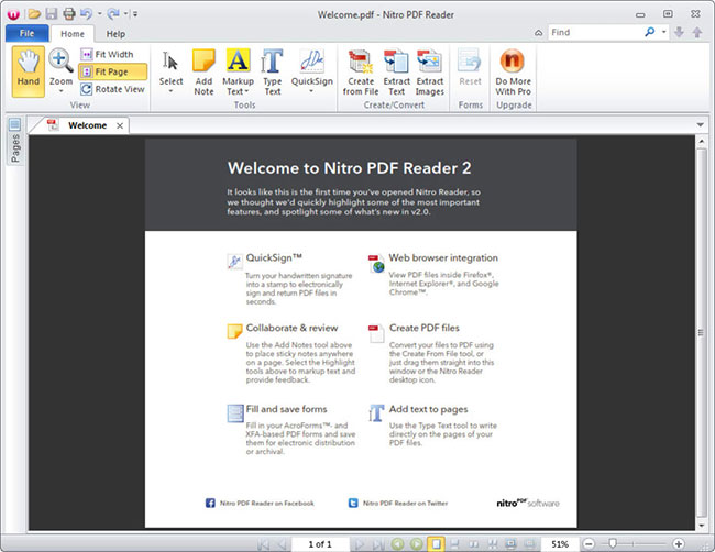 Nitro PDF Reader 13.33.2.645: Trình xem PDF mạnh mẽ với các công cụ chú thích